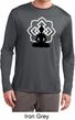 Yoga Tee Buddha Lotus Pose Dry Wicking Long Sleeve