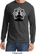 Yoga Tee Buddha Lotus Pose Long Sleeve