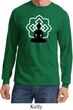 Yoga Tee Buddha Lotus Pose Long Sleeve