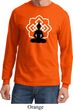 Yoga Tee Buddha Lotus Pose Long Sleeve