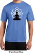 Yoga Tee Buddha Lotus Pose Moisture Wicking T-shirt