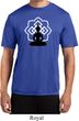 Yoga Tee Buddha Lotus Pose Moisture Wicking T-shirt