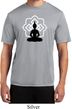 Yoga Tee Buddha Lotus Pose Moisture Wicking T-shirt