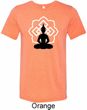 Yoga Tee Buddha Lotus Pose Tri Blend Tee