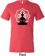 Yoga Tee Buddha Lotus Pose Tri Blend Tee
