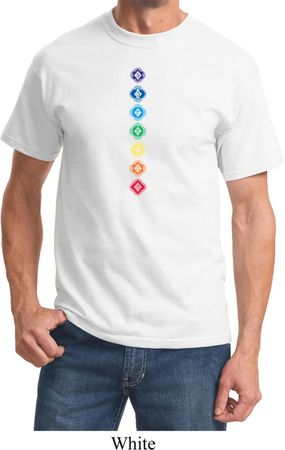 Yoga Tee Diamond Chakras T-shirt