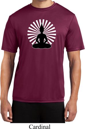 Yoga Tee Meditating Buddha Moisture Wicking T-shirt
