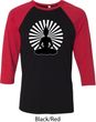 Yoga Tee Meditating Buddha Raglan Shirt