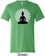 Yoga Tee Meditating Buddha Tri Blend Tee