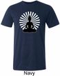 Yoga Tee Meditating Buddha Tri Blend Tee