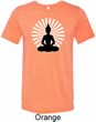Yoga Tee Meditating Buddha Tri Blend Tee