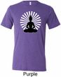 Yoga Tee Meditating Buddha Tri Blend Tee