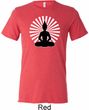 Yoga Tee Meditating Buddha Tri Blend Tee