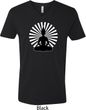 Yoga Tee Meditating Buddha V-neck Shirt