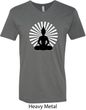 Yoga Tee Meditating Buddha V-neck Shirt