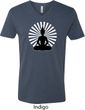 Yoga Tee Meditating Buddha V-neck Shirt