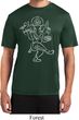 Yoga Tee Sketch Ganesha White Print Moisture Wicking T-shirt