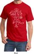 Yoga Tee Sketch Ganesha White Print T-shirt