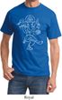 Yoga Tee Sketch Ganesha White Print T-shirt