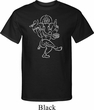 Yoga Tee Sketch Ganesha White Print Tall T-Shirt