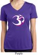 Yoga Urban AUM Ladies Moisture Wicking V-neck Shirt