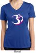 Yoga Urban AUM Ladies Moisture Wicking V-neck Shirt