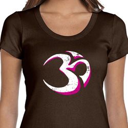 Yoga Urban AUM Ladies Scoop Neck Shirt