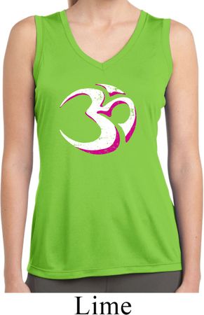Yoga Urban AUM Ladies Sleeveless Moisture Wicking Shirt