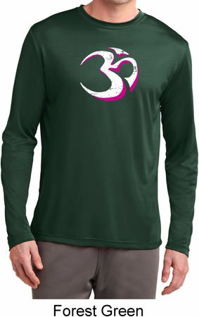 Yoga Urban AUM Mens Dry Wicking Long Sleeve Shirt