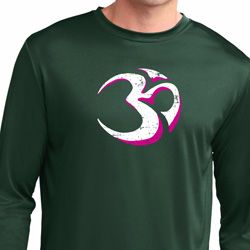Yoga Urban AUM Mens Dry Wicking Long Sleeve Shirt
