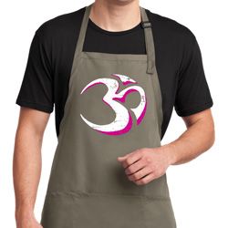 Yoga Urban AUM Mens Full Length Apron with Pockets