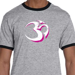 Yoga Urban AUM Mens Ringer Shirt