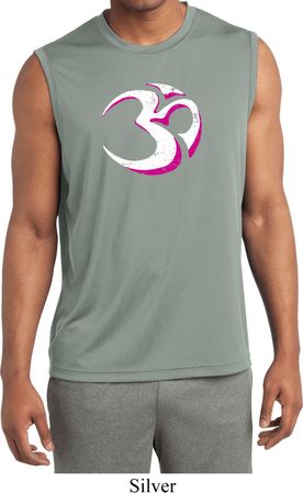 Yoga Urban AUM Mens Sleeveless Moisture Wicking Shirt