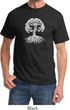 Yoga White Celtic Tree Adult Shirt