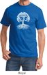 Yoga White Celtic Tree Adult Shirt