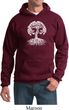 Yoga White Celtic Tree Hoodie