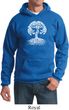 Yoga White Celtic Tree Hoodie