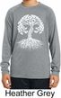 Yoga White Celtic Tree Kids Dry Wicking Long Sleeve Shirt