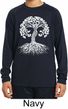 Yoga White Celtic Tree Kids Dry Wicking Long Sleeve Shirt