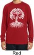 Yoga White Celtic Tree Kids Dry Wicking Long Sleeve Shirt