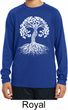 Yoga White Celtic Tree Kids Dry Wicking Long Sleeve Shirt
