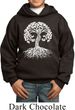 Yoga White Celtic Tree Kids Hoodie