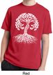 Yoga White Celtic Tree Kids Moisture Wicking Shirt