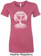 Yoga White Celtic Tree Ladies Longer Length Shirt