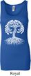 Yoga White Celtic Tree Ladies Longer Length Tank Top