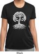Yoga White Celtic Tree Ladies Moisture Wicking Shirt