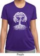Yoga White Celtic Tree Ladies Moisture Wicking Shirt