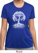 Yoga White Celtic Tree Ladies Moisture Wicking Shirt