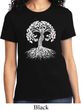 Yoga White Celtic Tree Ladies Shirt