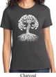 Yoga White Celtic Tree Ladies Shirt